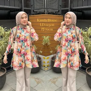 KAMILA BLOUSE WANITA RAYON PREMIUM