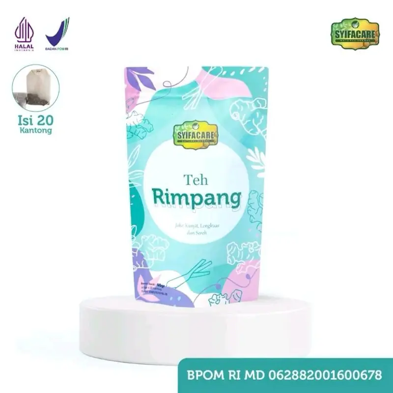 READY TEH RIMPANG SYIFACARE - minuman herbal rempah jahe kunyit lengkuas sereh - BPOM & HALAL Tea Instan 0