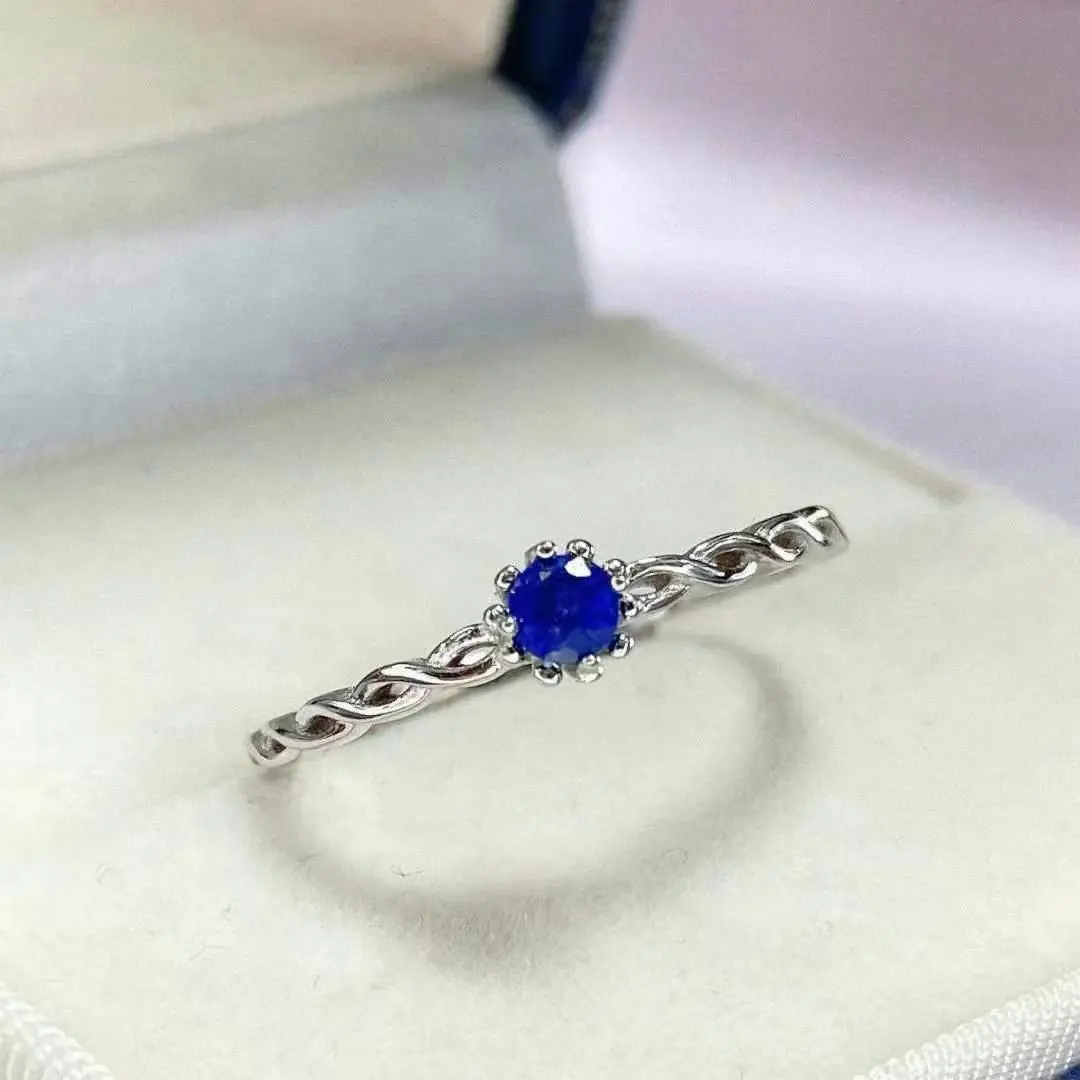 Sapphire ring Classic fine ring natural sapphire ring