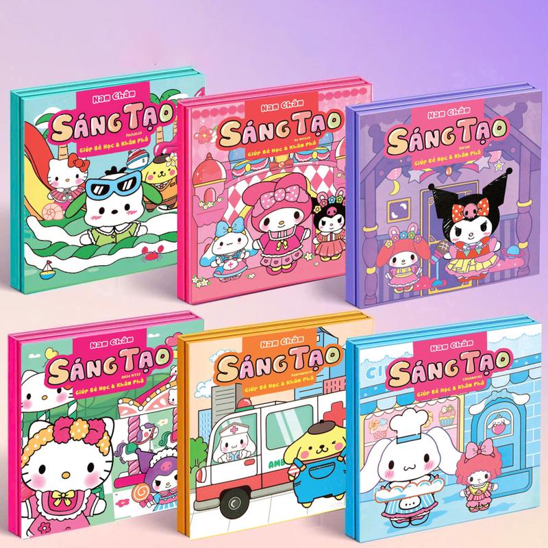   FUNGUS  SIZE TO Đồ Chơi Nam Châm Sáng Tạo Hình Kuromi Melody Pompompurin Hello Kitty Cinnamoroll Pochacco Dễ Thương Cho Trẻ Em 