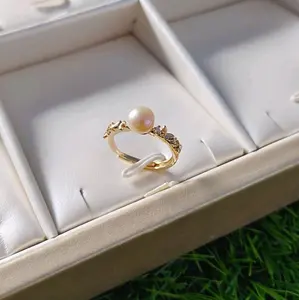 CINCIN MUTIARA AIR TAWAR ASLI LOMBOK BERSERTIFIKAT DAN GRATIS BOX