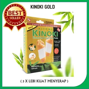 KINOKI GOLD DETOX FOOT KAKI ORIGINAL PADS GINGER - KOYO KINOKI GOLD JAHE ORIGINAL