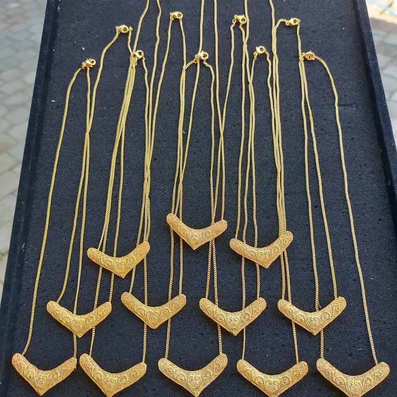 Kalung Minang Mini Jawan Pasir Lapis Emas 1