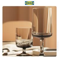 Gambar IKEA OMBONAD Gelas Anggur / Gelas Wine Bahan Kaca 410ml Abu Isi 4pcs dari IKEA Indonesia Kota Administrasi Jakarta Timur 5 Tokopedia