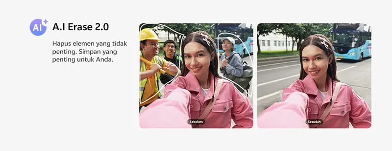 vivo Y19s Pro - 6000mAh + 44W FlashCharge, Tahan Banting Ekstrem, Tahan Hujan IP64, Dual Stereo Speaker, 50MP Kamera Utama, AI Erase 2.0