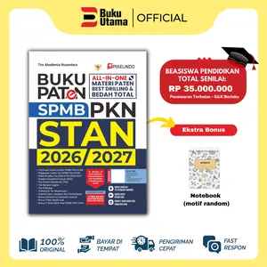 BUKU PATEN SELEKSI MASUK PKN STAN 2026/2027 UPDATE KISI-KISI TERKINI Soft Cover