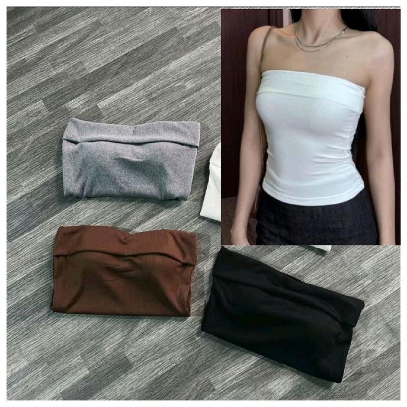  Áo ống cúp ngực form dài ôm body basic nữ áo quây tôn dáng chất thun tăm co giãn 4 chiều mang mùa hè hẹn hò 