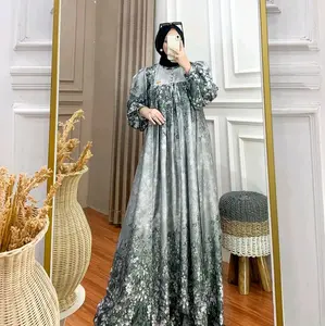 [LRS Luxury] Dres Zaleta Silk Motif Terbaru Best Seller Gamis Lebaran Pesta Kondangan Remaja Dewasa Model Terbaru