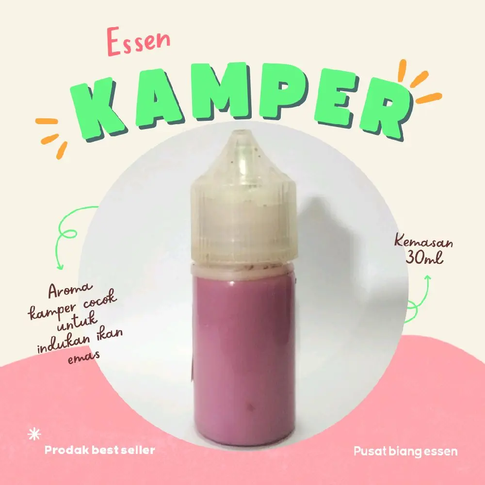 Essen Mancing Kamper 30ml Spesial Ikan Mas Total Rame Lomba Kilogebrus Target Indukan Top Gacor - Bawal