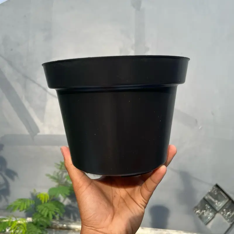 1 Lusin Pot 20 Murah ( Bisa COD ) Pot 20 Hitam Polos Murah - Pot 20 Lusinan - Pot Bunga - Pot Tanaman Hias - Pot Grosir
