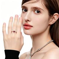 Gambar Borobudur Holog - Cincin S925 Perak Murni Hati Merah - Berkilau Bak Batu Rubi Asli - Elegan Sehari-hari - Hadiah Istimewa - Cinta Abadi, 50mm dari BorobudurHolog Indonesia Kota Bekasi 5 Tokopedia