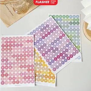 Stiker Huruf Alphabet Untuk Diary Scrapbook Sticker Alat Tulis Simple Stiker Jurnal