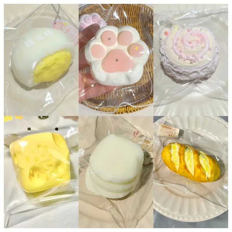 Zulala 1-36 ケーキ型 スクイーズおもちゃ ストレス解消用おもちゃ