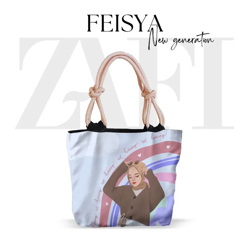 Tas Sumbu Feisya NP | Totebag Printing Sumbu Wanita 3