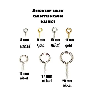 Skrup Gantungan Kunic Skrup Ulir