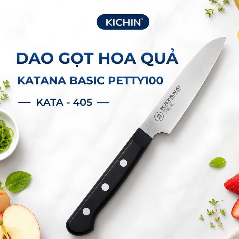 Dao gọt hoa quả KATA405 - Dao bếp cao cấp KATANA Basic Petty