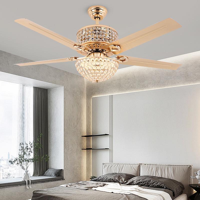 [Động cơ DC inverter-100% lõi đồng] Quạt Trần Đèn, Quạt Trần 5 Cánh, 6 Cấp Độ Gió, 3 Chế Độ Đèn, Điều Khiển Từ Xa 5