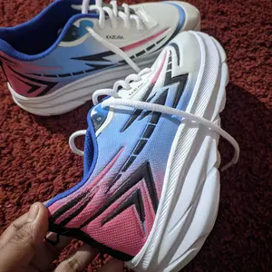 KAZORA Ultimate Sepatu Original Sneaker Sekolah Olahraga Sport Running Phylon Empuk Dan Ringan Berkualitas Premium Pria Dan Wanita Sepatu Jogging Hitam Abu Putih Pink Laki laki Dan Perempuan