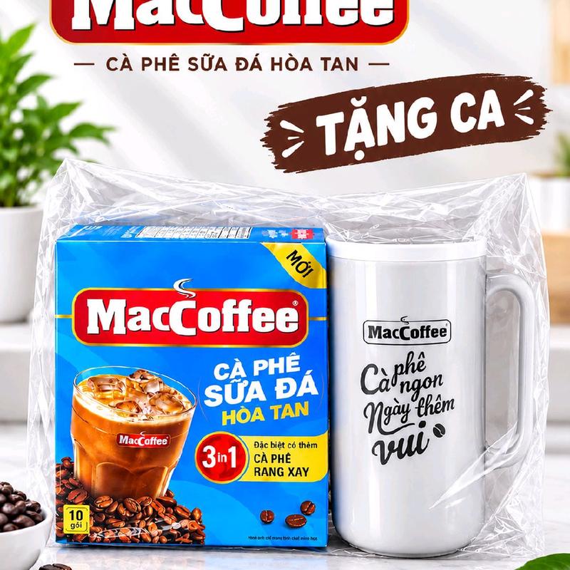 1 hộp sữa đá rang xay (10góix26g) tặng ca nhựa cao cấp màu xám