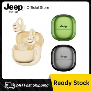 Alat Dengar Bluetooth Tanpa Wayar, Jeep JP EC032, Kualiti Bunyi HIFl, ENC Bluetooth 5.4, Hayat Bateri Panjang, Penting untuk Permainan dan Sukan, Serasi dengan Android dan OS, Penting untuk Pemain Permainan