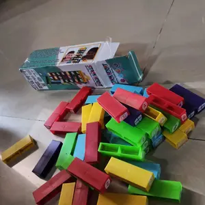 Mainan Anak Permainan Balok Susun Plastik Stacko Height Board Games Family Fun Toy