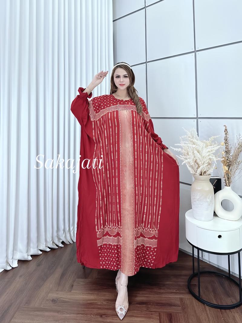Product Introduction of Kaftan Aceh // kaftan viral // kaftan rayon //kaftan jumbo // kaftan muslim Wanita Gamis Syari Lebaran 3