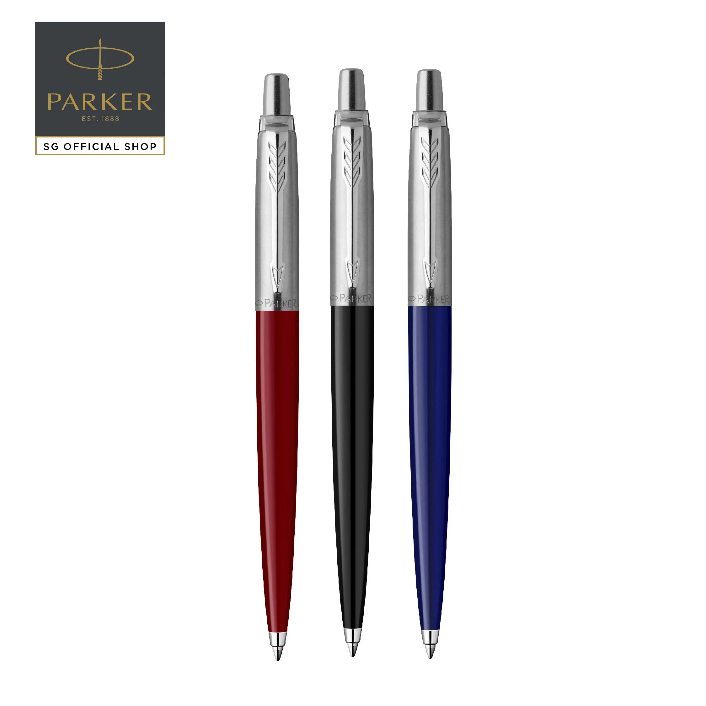 Parker Jotter Original l Special Chrome Trim Ballpoint Pen l BP | Classic Colours pen