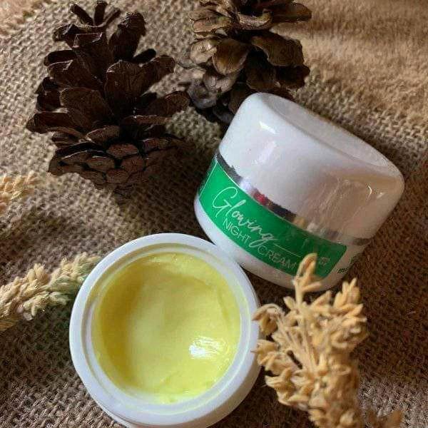[COD] GLOWING NIGHT CREAM MAXIE SKINCARE (KRIM FLEK) Perawatan Wajah Pencerah Mencerahkan Aging 2