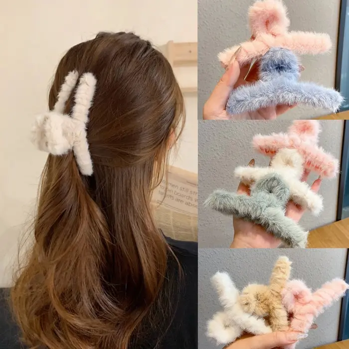 JEDAI BULU JEPITAN KOREA 1PCS WARNA RANDOM CLIPS