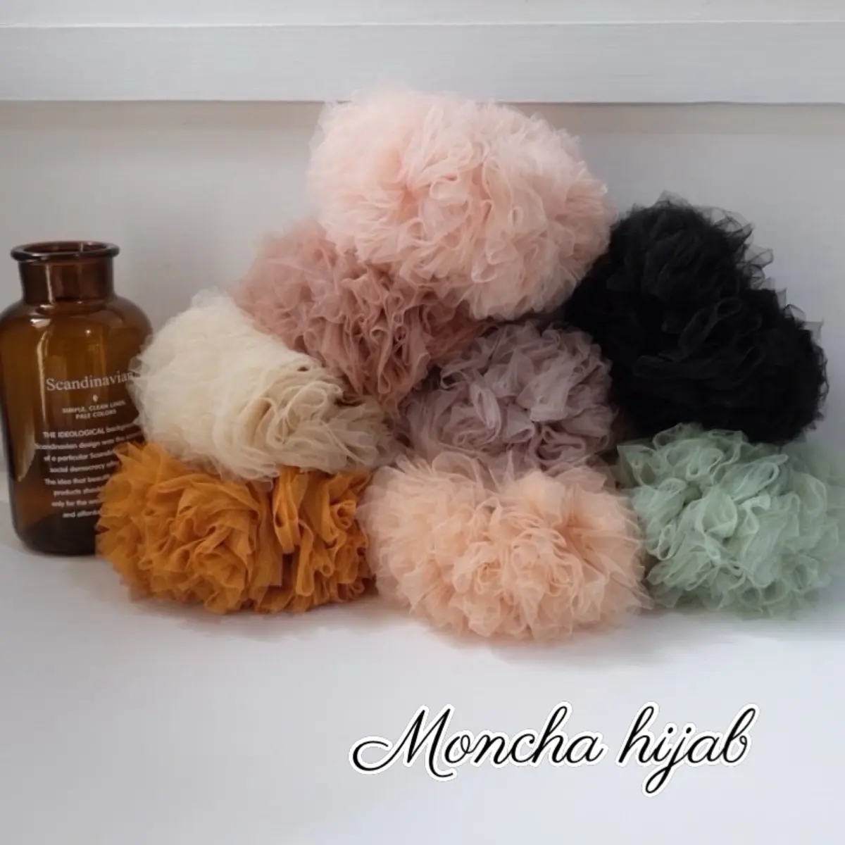 CEPOL SCRUNCHIE TILE HIJAB JUMBO PREMIUM Aksesoris