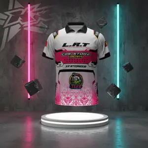 Jersey Racing Unisex Custom Street Style – Motif Keren, Bisa Tambah Nama & Nomor Sendiri!