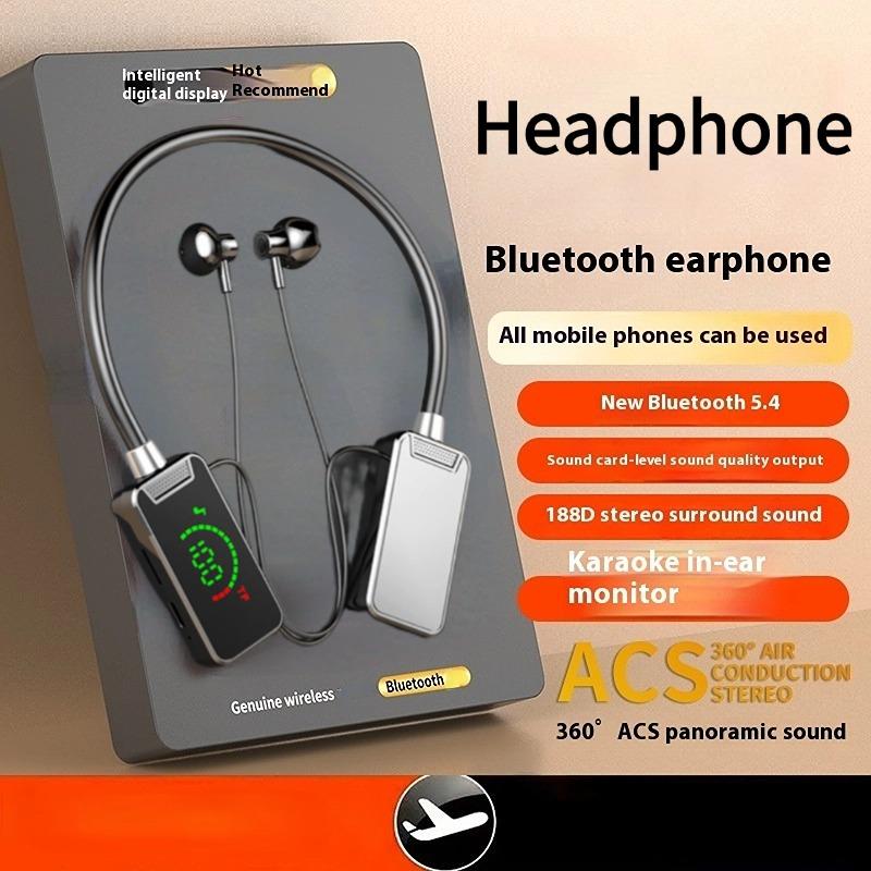 Tai Nghe Cặp Đôi Chạy Bộ Thể Thao, Phổ Biến Năm 2024, Hỗ Trợ Thẻ Nhớ Chèn, Tai Nghe Bluetooth Treo Cổ, Tai Nghe Nhét Tai Nghe Không Dây, Thiết Kế Treo Cổ, Trong Tai, Giảm Tiếng Ồn, Tai Nghe