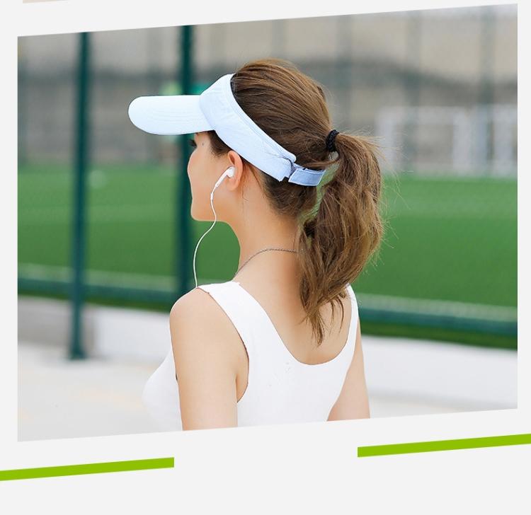 Product Introduction of Sun Hat Women Baseball Cap Summer White Sun-Proof Caps Empty Top Visors Seaside Outdoor Sport Tennis Golf Hat 16