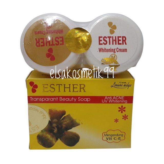 Product Introduction of Paket Sabun Esther Anti Acne & Cream Whitening S & M untuk Perawatan Wajah - Mencerahkan, Berjerawat 5
