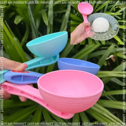 Centong Sendok Cetakan Nasi Bulat Setengah Lingkaran alexish Mamiku / sekop nasi / Rice Mould Ladle (1pcs) 2