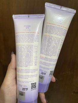 Product Review of MOOI Brightening Tone Up Booster Body Lotion (Terlaris)  Handbody Mencerahkan Niacinamide Pencerah Tubuh from d**v 2
