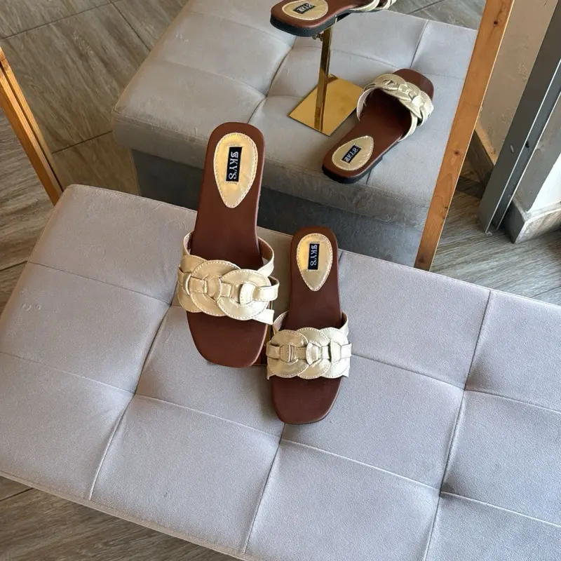 Ghia Flat Sandals | handmade by skys