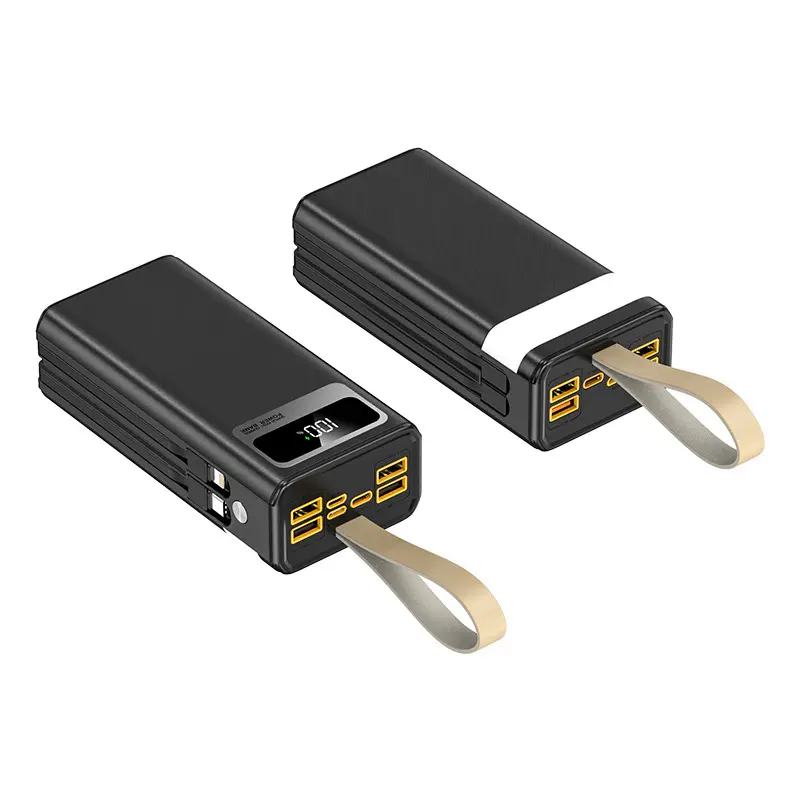 Sạc Dự Phòng HB63 50.000MAH , Tích Hợp 2 Dây Sạc , Sạc Siêu Nhanh,  Bảo Hành 12 Tháng [ Đổi trả bất kỳ lý do gì ] Phụ Kiện Điện Thoại Pin Dự Phòng Đèn | BigBuy360 - bigbuy360.vn