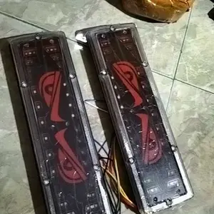 1 Set (2pc) Lampu Variasi 12V / Lampu Stop Lamp 12 Volt 30cm Untuk PICKUP Apv GrandMax L300 carry MODEL MATA VERSI 1