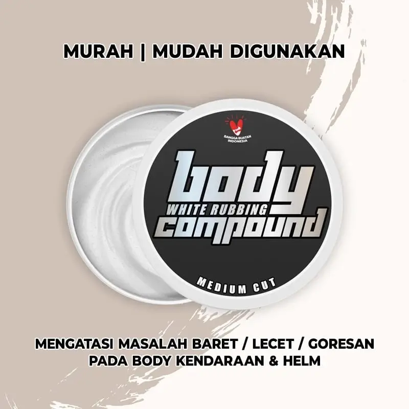 Body Compound Cut Polish Scratch Remover Penghilang Lecet Baret Kompon