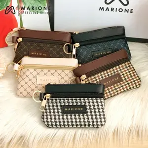 MARIONE - MOMOY Dompet Wanita Dompet Koin Dompet Kartu Card Holder Wallet Serbaguna Kulit Sintetis