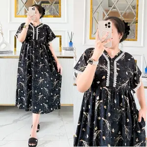 DASTER YURA LD 110 CM BUSUI WANITA BAHAN RAYON PREMIUM ADEM NYAMAN RATU LAKU DASTER