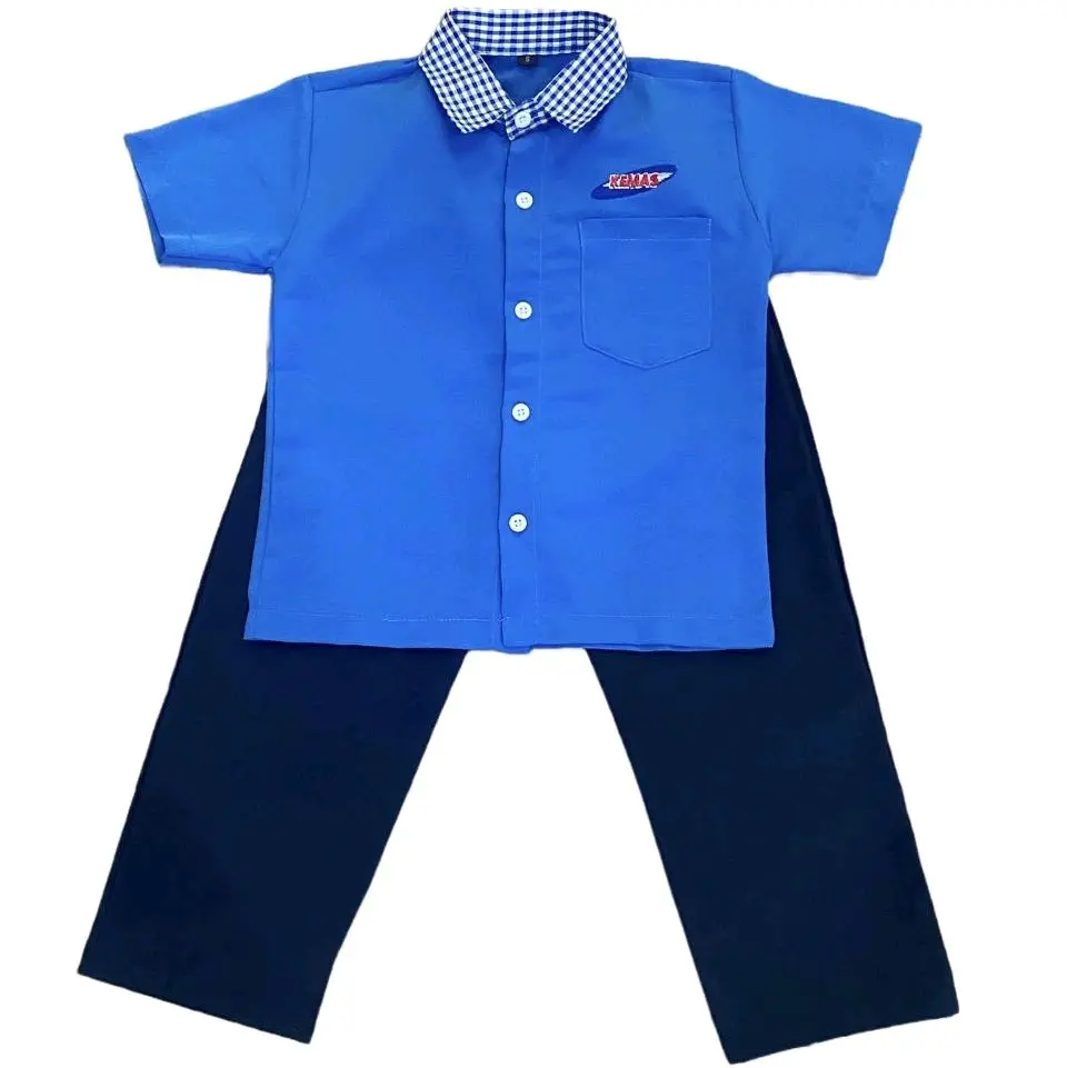 Baju Tadika Kemas | LELAKI | Cotton | Baju dan Seluar