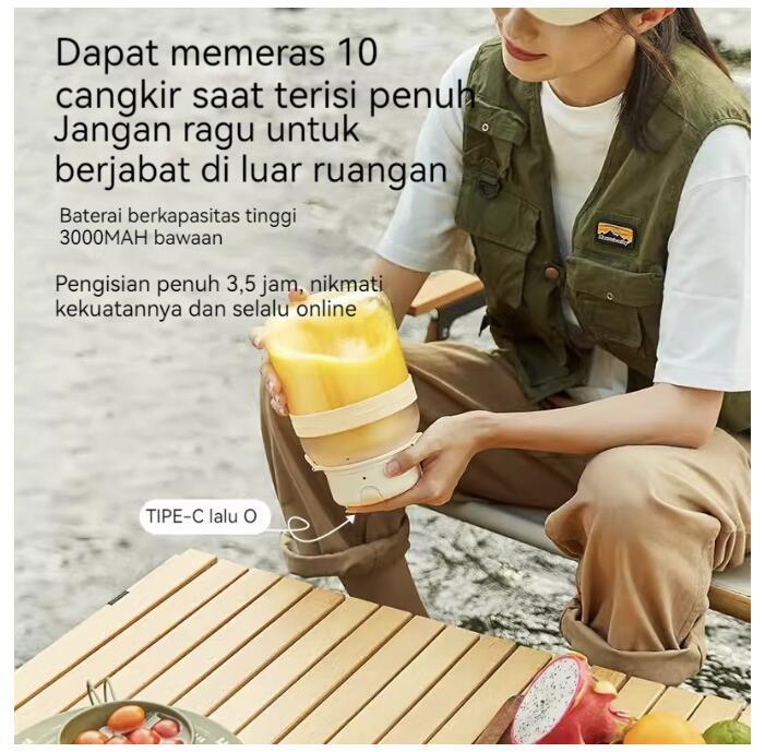 Uringo Gelas Jus Rumah Multifungsi juicer Kecil portable Elektrik Ton Jus juice bucket cup 5