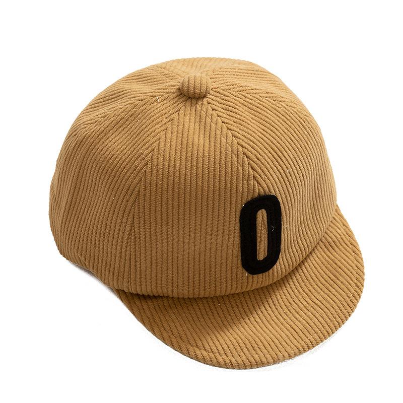 Product Introduction of 3-24M Corduroy Letter Baby Baseball Cap Solid Color Soft Brim Toddler Kids Peaked Caps Outdoor Adjustable Boy Girl Sun Hat 10