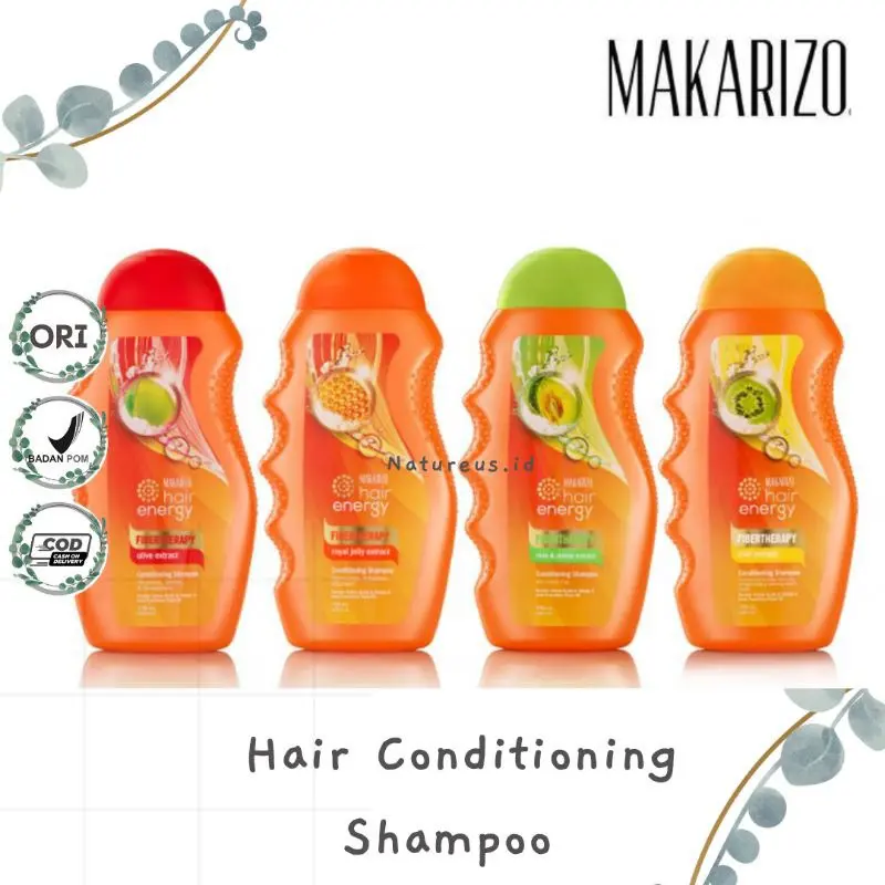 Shampo Makarizo Hair Energy / Makarizo Conditioning Shampoo 170 ml & 330 ml
