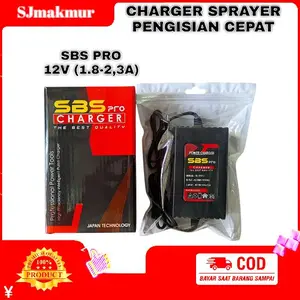 Charger Sprayer Elektrik 12V 2,3A SBS PRO Original - Mengisi Daya Baterai dengan Cepat dan Efisien