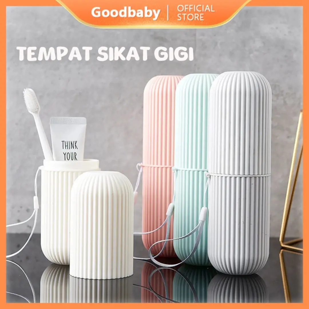 Goodbaby | Travel Kotak Sikat Gigi | Toothbrush Case Dispenser Odol Traveling