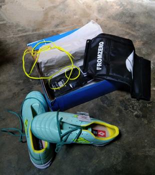 Product Review of Fromzero - Sepatu Futsal Starkia Revolted IN Aqua Stabilo from I**e 1