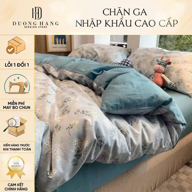  Bộ chăn ga COTTON ORGANIC - hoạ tiết hoa nhí 